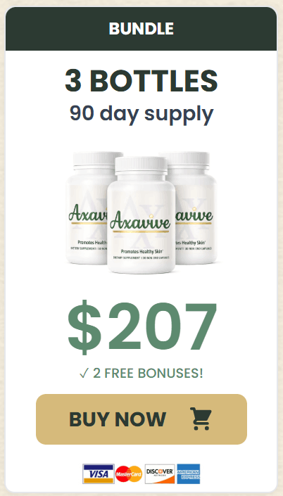 axavive 3 bottles price